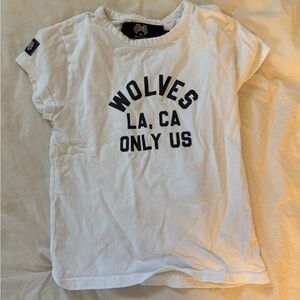 Darcsport SHE White Baby Tee Size S